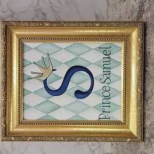 Magnificent Prince Samuel framed painting